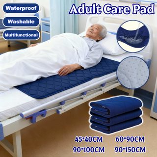 Reusable Waterproof Bed Pad, Anti-Slip Base